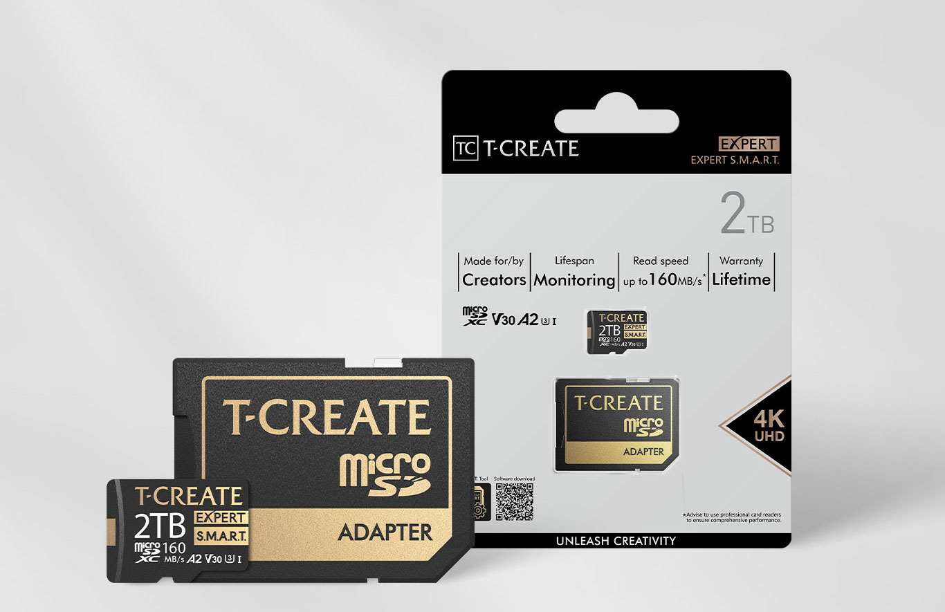TEAMGROUP 1TB T-Create Expert S.M.A.R.T Monitored A2 microSDXC